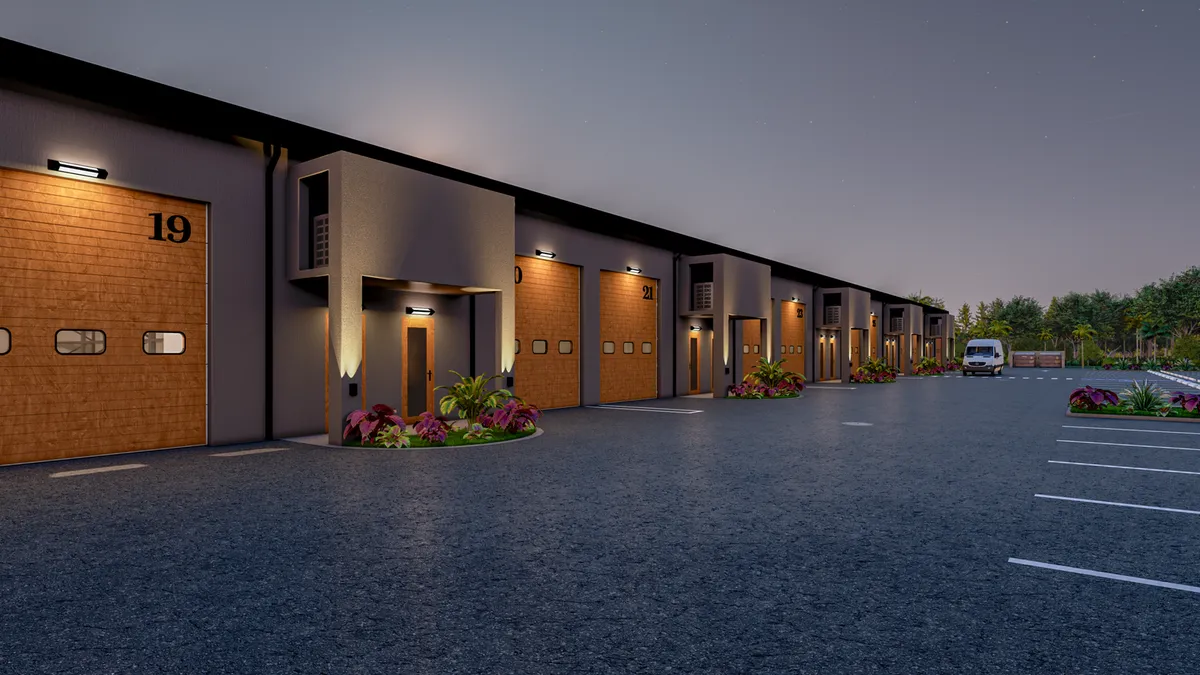Easypark Punta Gorda warehouse row