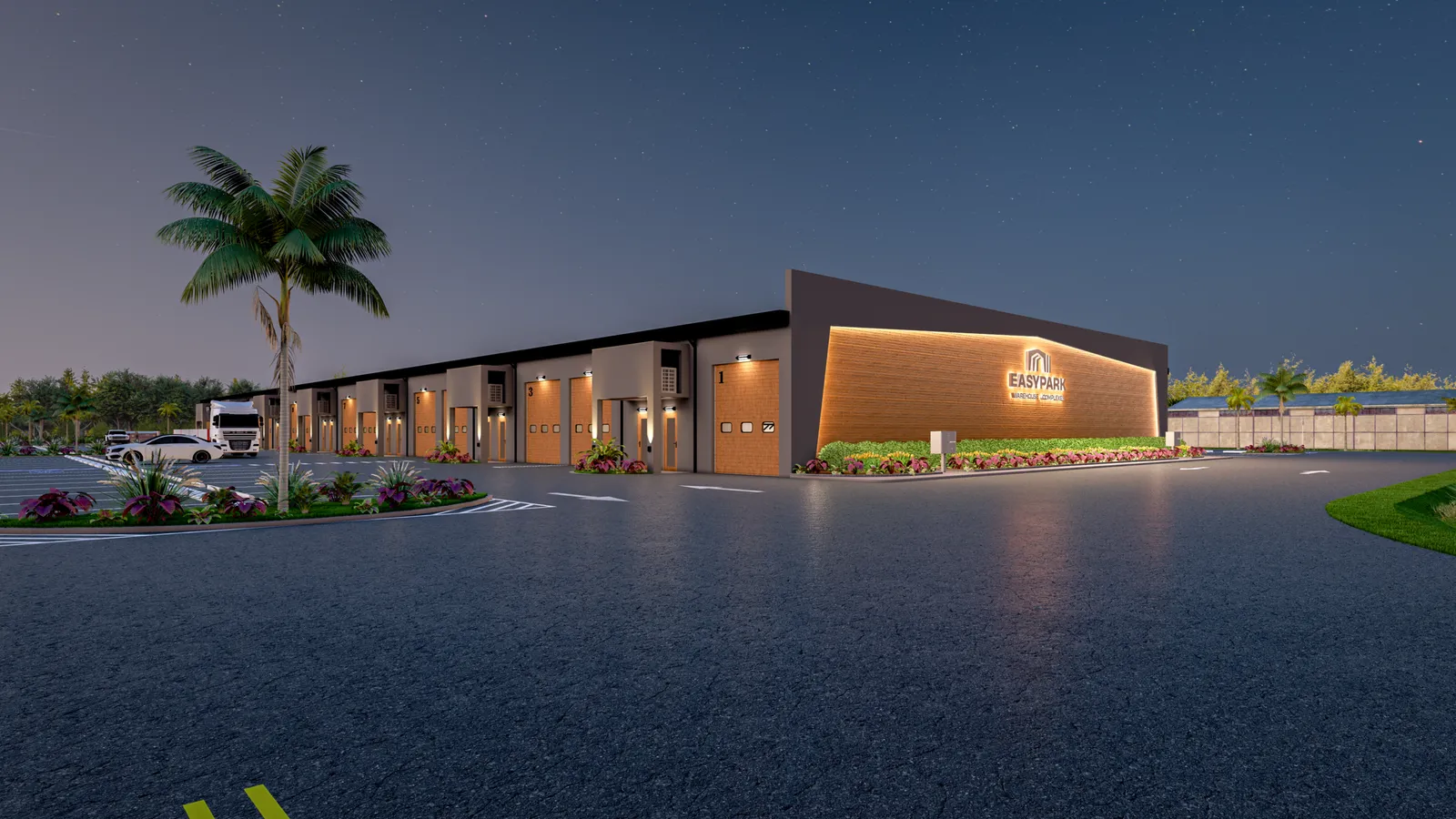 EasyPark Punta Gorda warehouse exterior